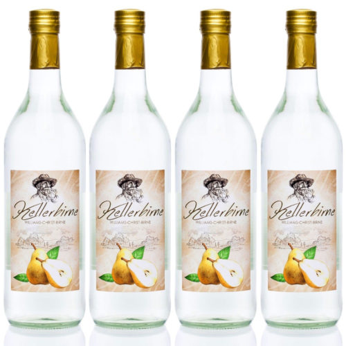 Kellerbirne 4x1,0L Williams-Christ Birnen Schnaps