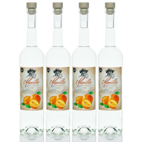 Marille 4x0,7l Marillen-Schnaps Aprikosen Spezialität